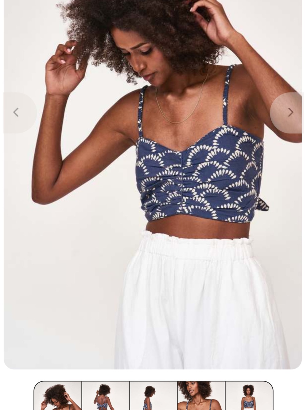 Mirth cotton crop top XS